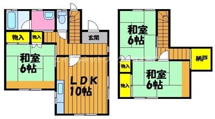 西富井守谷様借家の物件間取画像